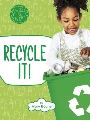 cover image of Recycle It!